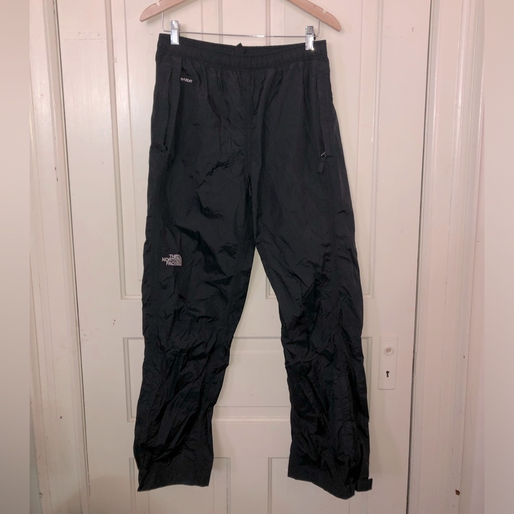 THE NORTH FACE MENS HYVENT SKI PANTS BLACK SIZE MEDIUM *FLAW*
